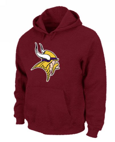 NFL Men's Nike Minnesota Vikings Logo Pullover Hoodie - Red